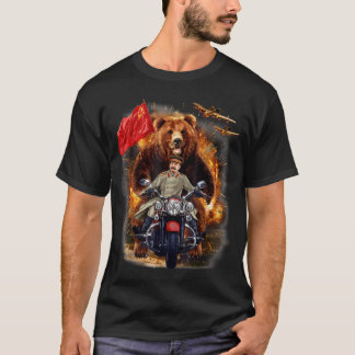Camiseta Oso Pardo Y Stalin Soviético En Épico