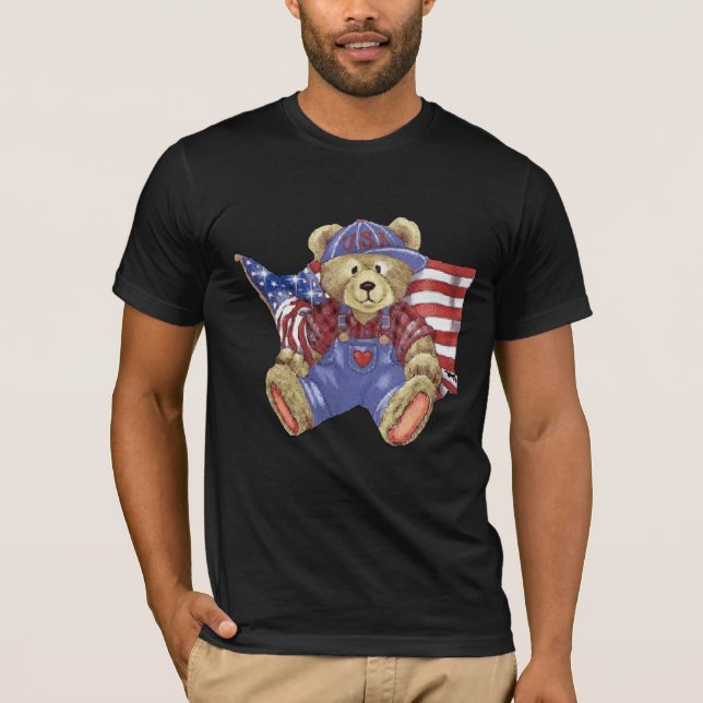 Camiseta Oso patriótico (Anverso)