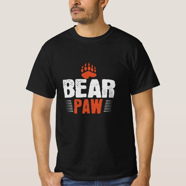 Camiseta Oso - Paw del oso (Anverso)