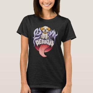 Camiseta Oso Perrito Lindo Lengua Fuera Dibujo Animado