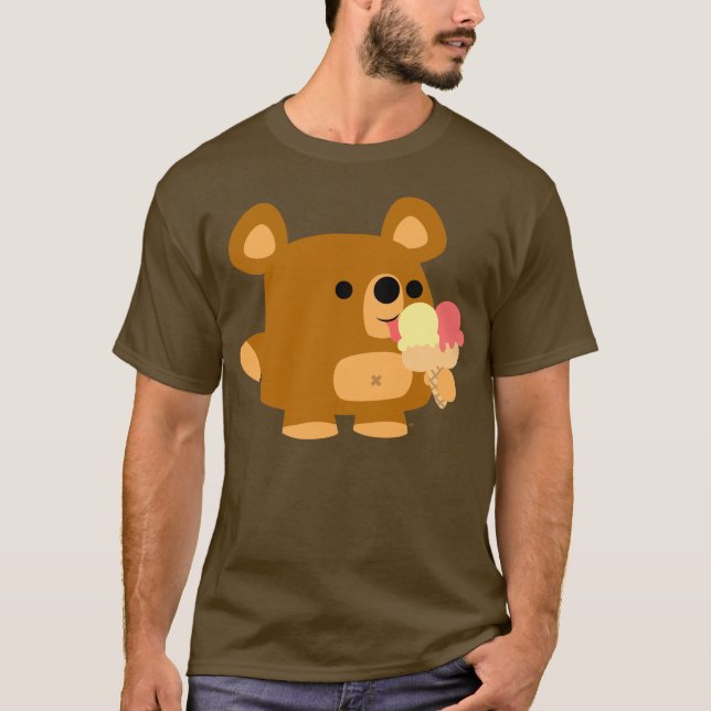Camiseta Oso Personalizado lindo con bolas :) Aparato (Anverso)