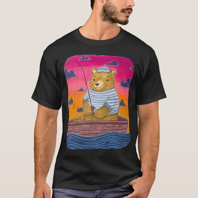 Camiseta Oso Pescador (Anverso)