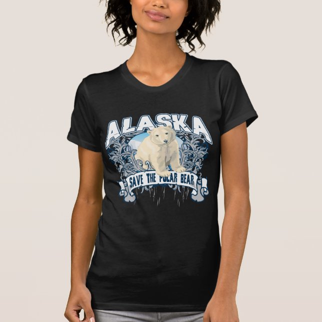 Camiseta Oso polar Alaska (Anverso)