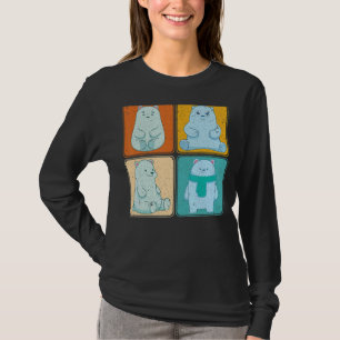 Camiseta Oso Polar Animal Ártico Pop Cute
