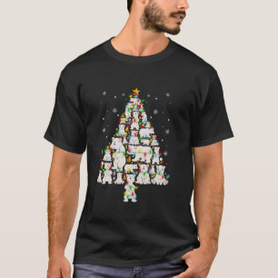 Camiseta Oso Polar Árbol de Navidad Feo Navidad Pol
