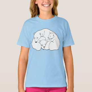 Camiseta Oso Polar Arte Niños Hoodie Oso Cubos Niños Hoodie