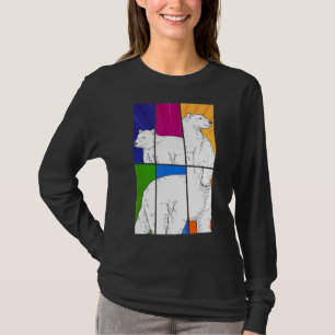 Camiseta Oso Polar Ártico Animal Pop Oso Polar