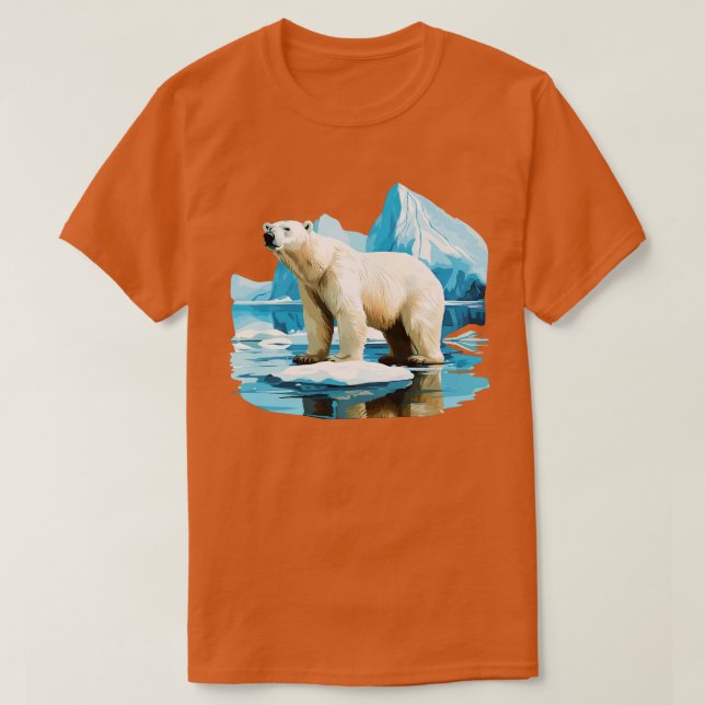 Camiseta Oso Polar Ártico TShirt (Diseño del anverso)