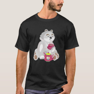 Camiseta Oso polar con meme de té