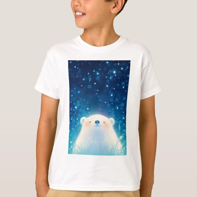 Camiseta Oso Polar Contento (Anverso)