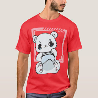 Camiseta Oso polar de juegos jugando videojuegos Jugador de