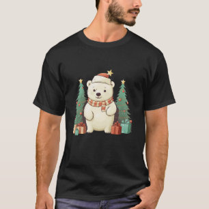 Camiseta Oso polar de Navidades curos