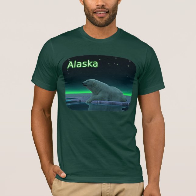 Camiseta Oso polar del borde del hielo (Anverso)