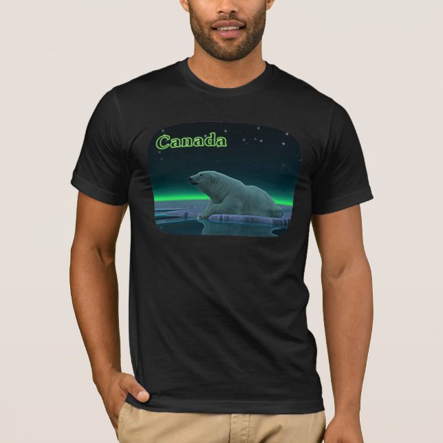 Camiseta Oso polar del borde del hielo (Anverso)