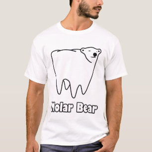 Camiseta Oso polar del diente del oso molar