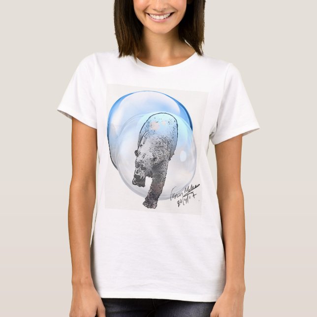 Camiseta Oso polar en burbuja (Anverso)