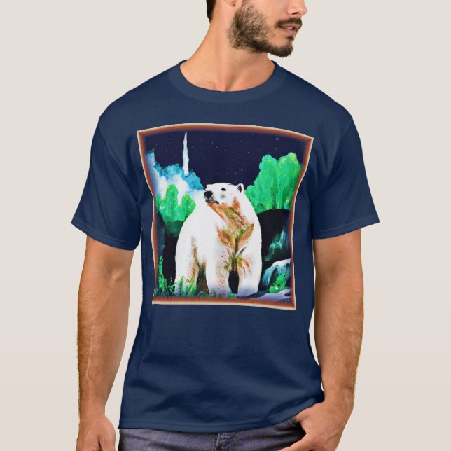 Camiseta Oso Polar en El Salvaje. ¡Hazte con una en Zazzle (Anverso)