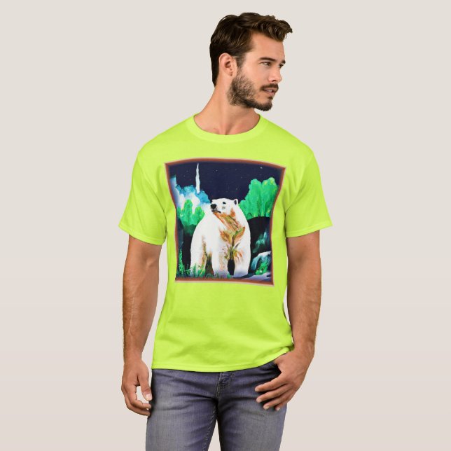 Camiseta Oso Polar en El Salvaje. ¡Hazte con una en Zazzle (Anverso completo)