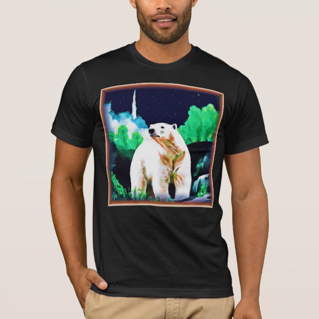 Camiseta Oso Polar en El Salvaje. ¡Hazte con una en Zazzle (Anverso)