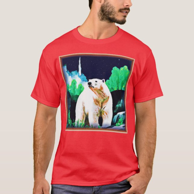 Camiseta Oso Polar en El Salvaje. ¡Hazte con una en Zazzle (Anverso)