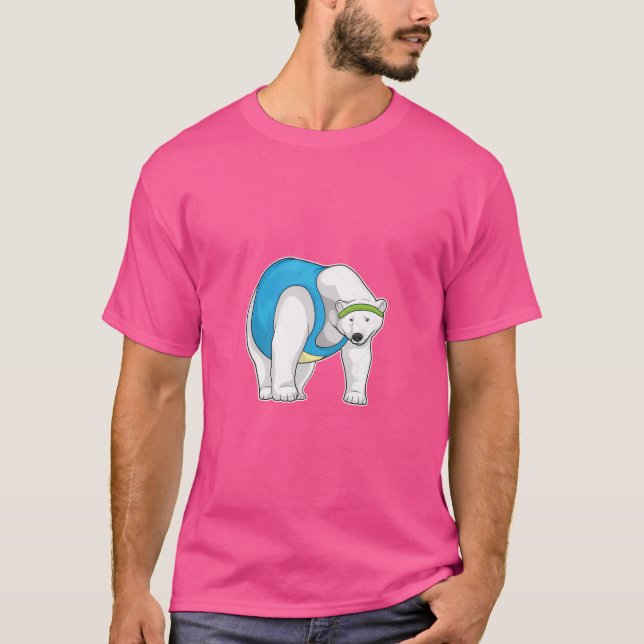 Camiseta Oso polar en funcionamiento (Anverso)
