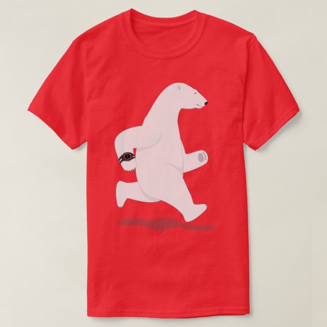 Camiseta Oso polar en marcha (Diseño del anverso)