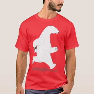 Camiseta Oso polar en marcha