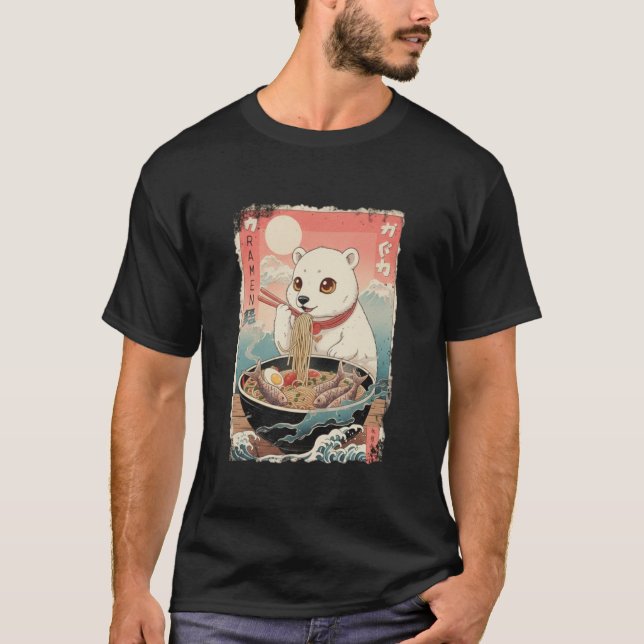 Camiseta Oso Polar Kawaii (Anverso)
