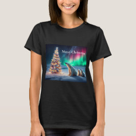 Camiseta Oso Polar: Mamá se queda con el árbol de navidad d