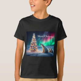Camiseta Oso Polar: Mamá se queda con el árbol de navidad d
