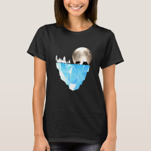 Camiseta Oso Polar Modelo Iceberg En Medio De La Naturaleza