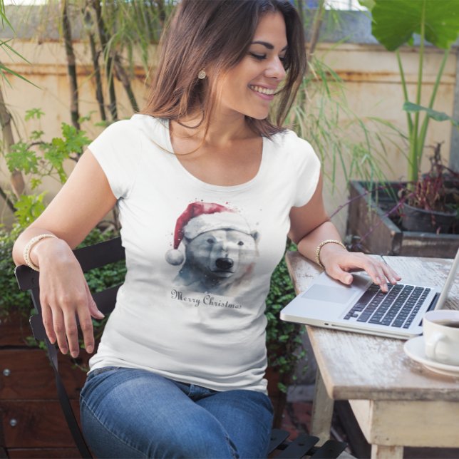 Camiseta Oso polar navidad, personalizable (Subido por el creador)