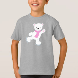 Camiseta Oso Polar, Oso Blanco, Oso De Patinaje Hielo, Esca