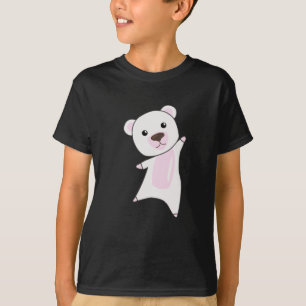 Camiseta Oso Polar Oso De Oso De Teja Cute Animales Con Bla