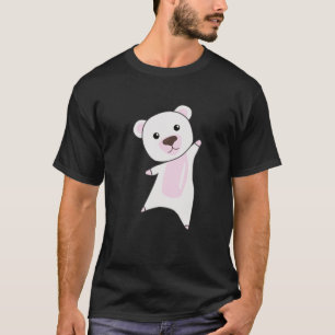 Camiseta Oso Polar Oso De Oso De Teja Cute Animales Con Bla