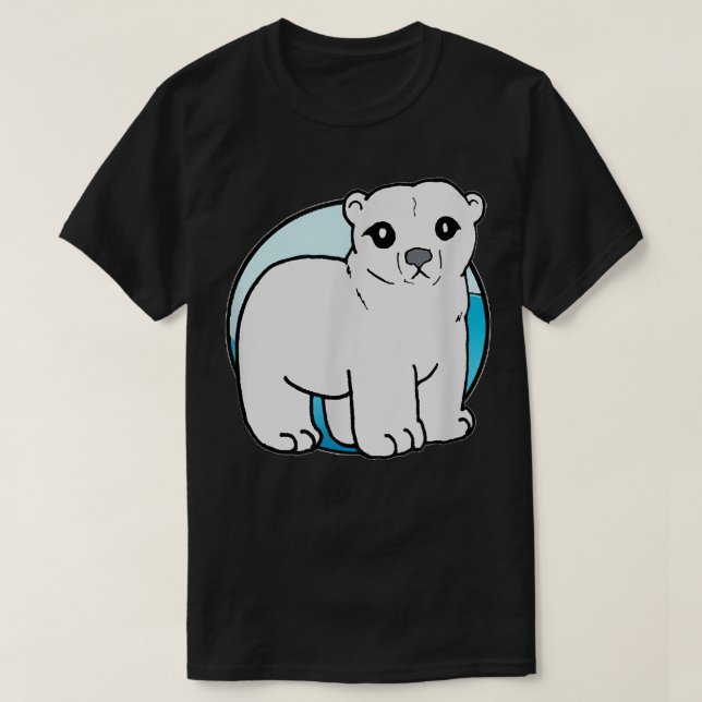 Camiseta Oso polar Personalizado lindo para amantes de los  (Diseño del anverso)