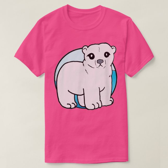Camiseta Oso polar Personalizado lindo para amantes de los  (Diseño del anverso)