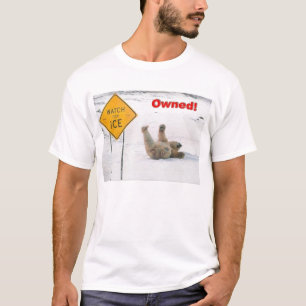 Camiseta oso polar poseído