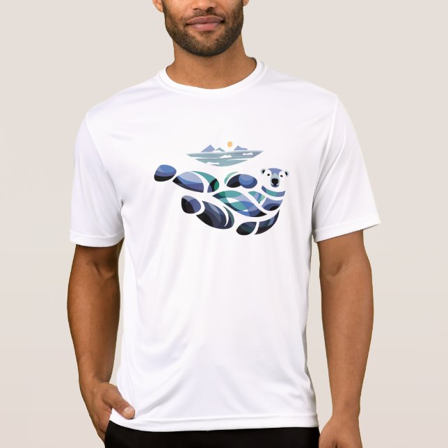 Camiseta Oso polar relajado (Anverso)