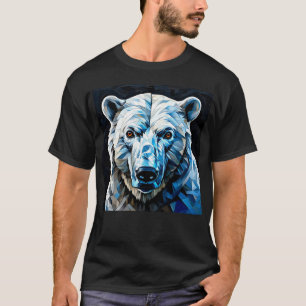 Camiseta 🐻❄️ Oso Polar Resplandor Ártico ❄️ Invierno Míni