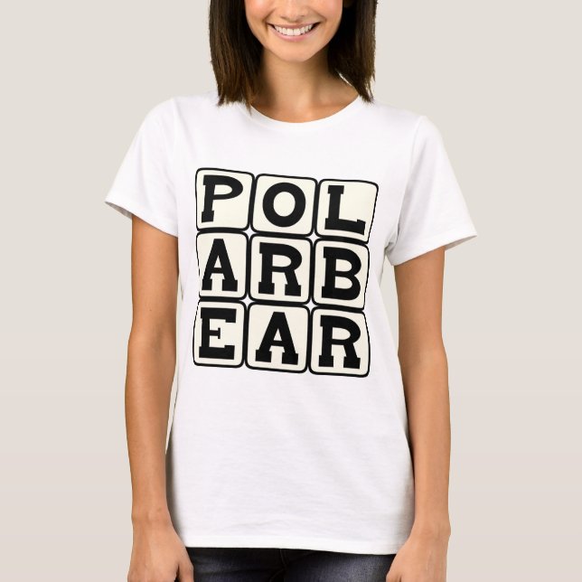 Camiseta Oso Polar, Rey del Frío (Anverso)