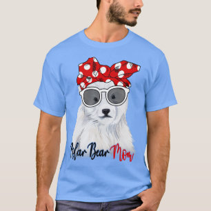 Camiseta Oso Polar Shirt Polar Bear Mom Bandana