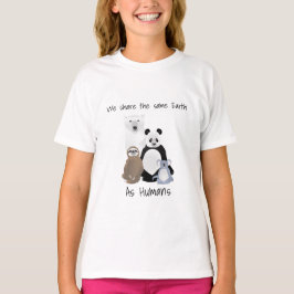 Camiseta Oso Polar sobre Cambio Climático, Slote, Panda, Ko
