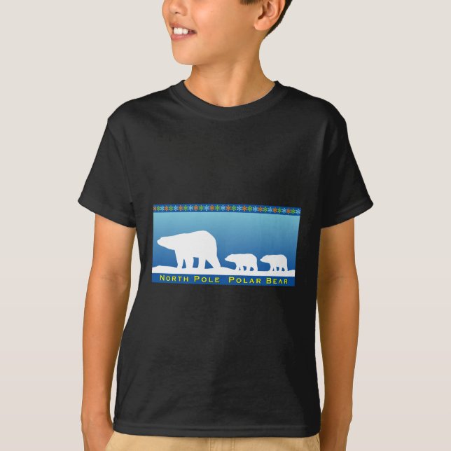 Camiseta Oso Polar sobre Hielo (Anverso)