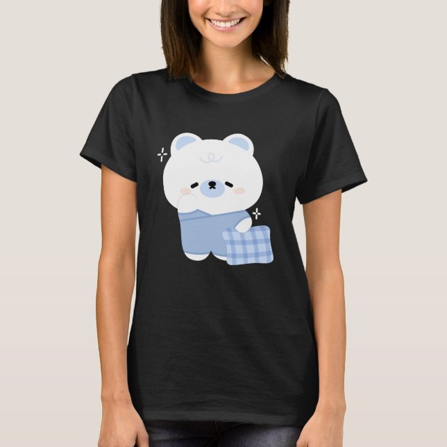 Camiseta Oso polar somnoliento (Anverso)