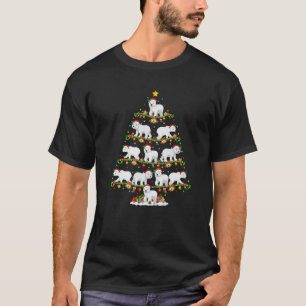 Camiseta Oso Polar Xmas Árbol iluminar oso Santa Polar Chr