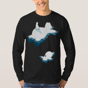Camiseta Oso Polar Y Pingüino Del Cambio Climático