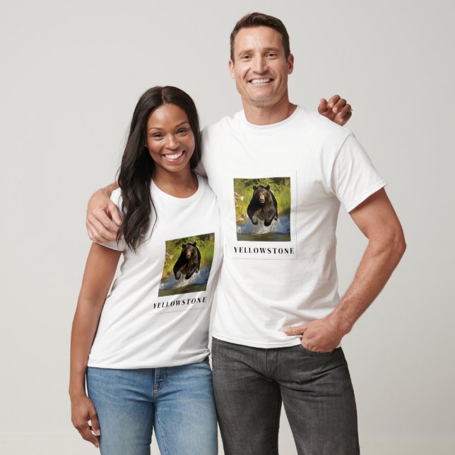 Camiseta Oso Polaroide Yellowstone para hombres y mujeres (Unisexo)