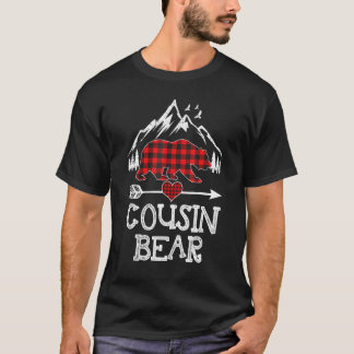 Camiseta Oso Primo Cuadros de Búfalo Rojo Pijama de Oso Pr