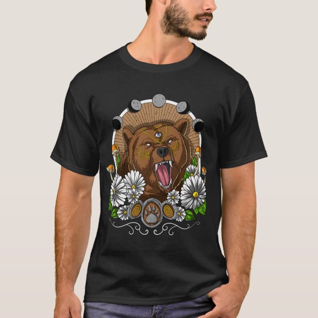 Camiseta Oso Psicodélico (Anverso)